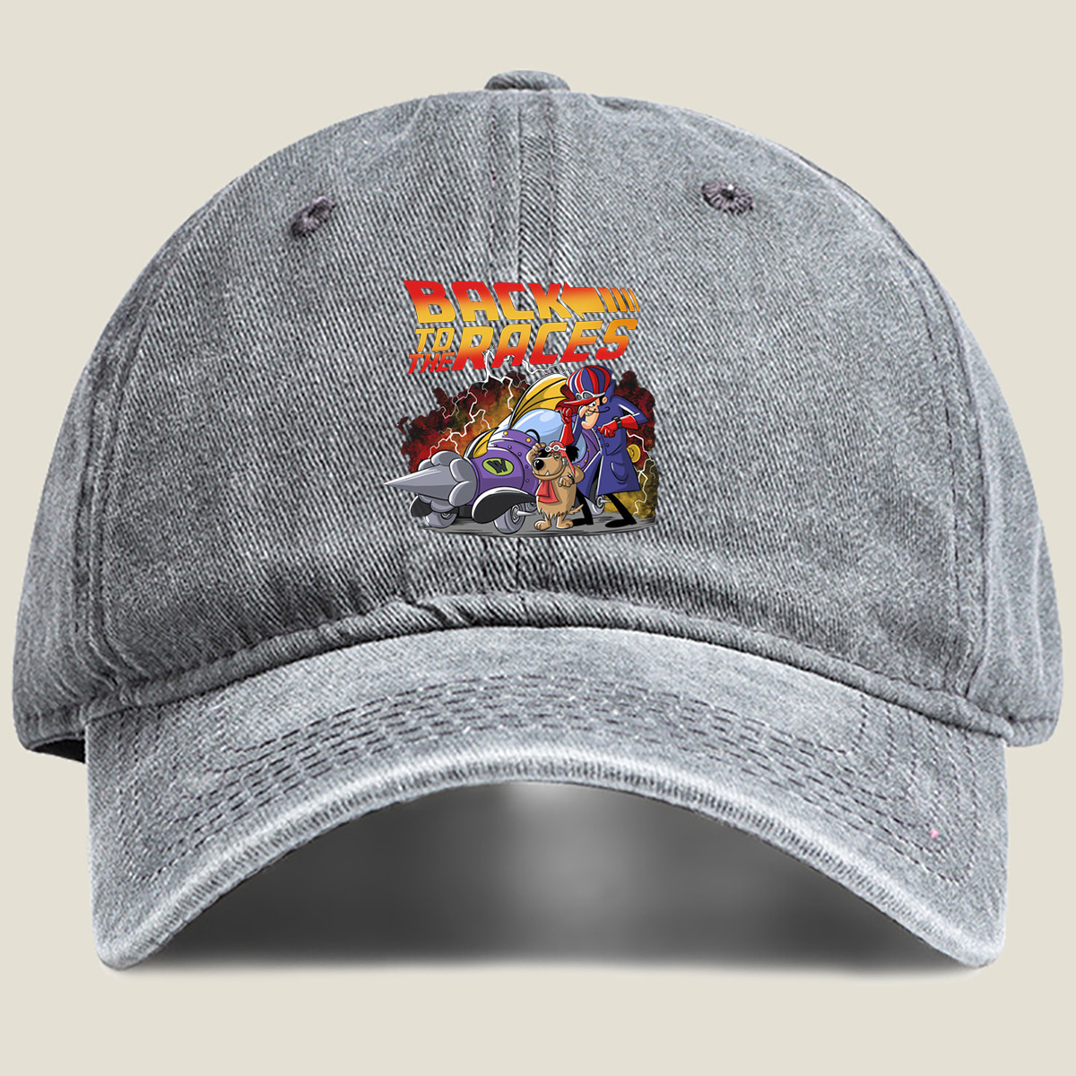 Back to the Races: Wile E. Coyote and the Road Runner - Washed Denim - Baseball Cap