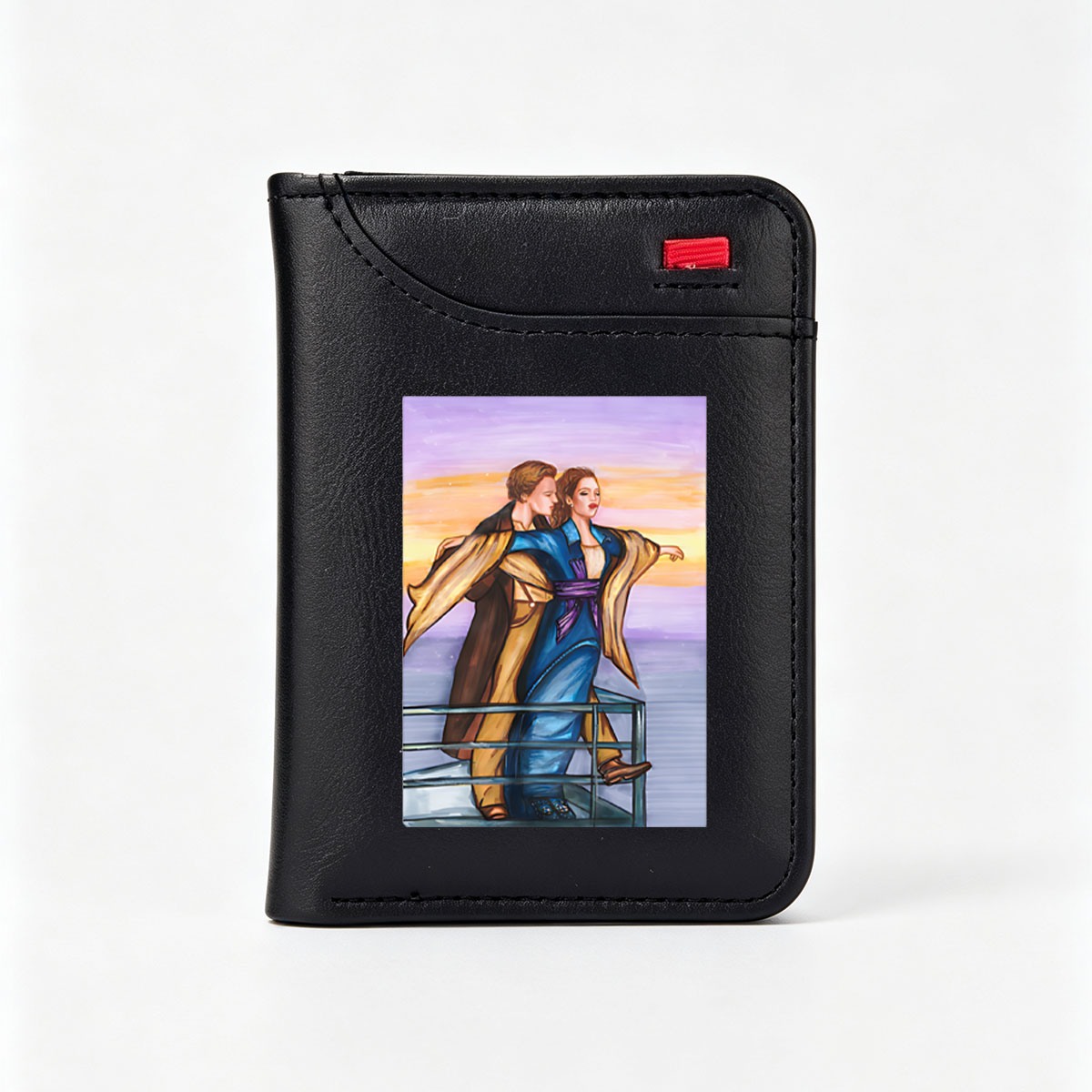 Jack and Rose on the Titanic Deck - Vertical Style Wallet
