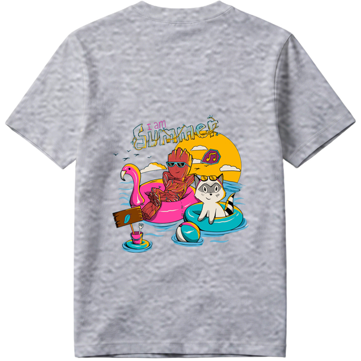 Guardians of the Galaxy: Groot and Rocket Summer Vibes - Tee
