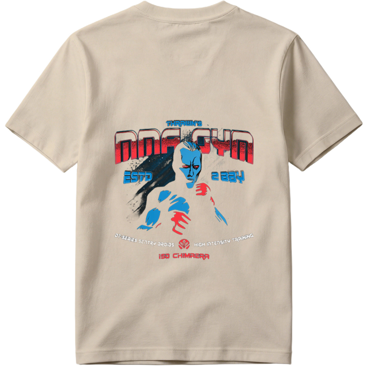 Thrawn's Dark Gym: DT-Series Sentry Droids & ISD Chimera - Tee