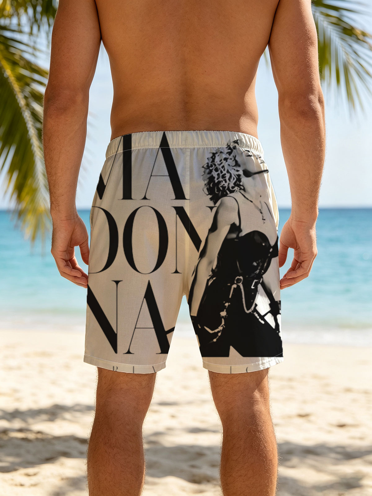 Madonna: Iconic Performance Artwork -  Beach shorts