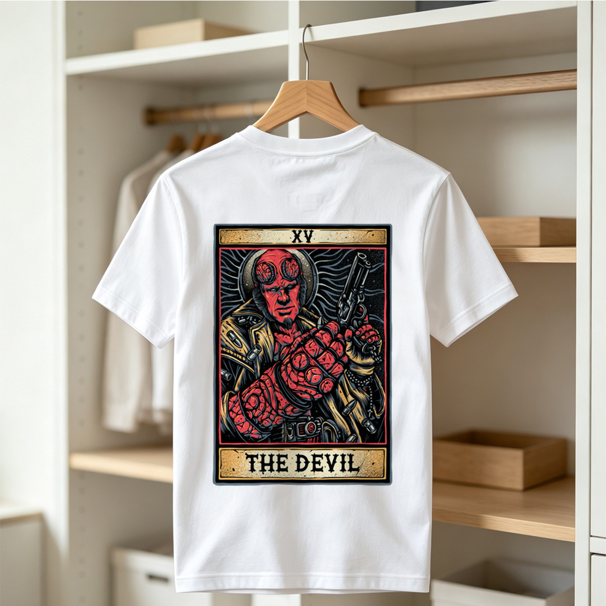 Deadpool as The Devil Tarot Card - Tee