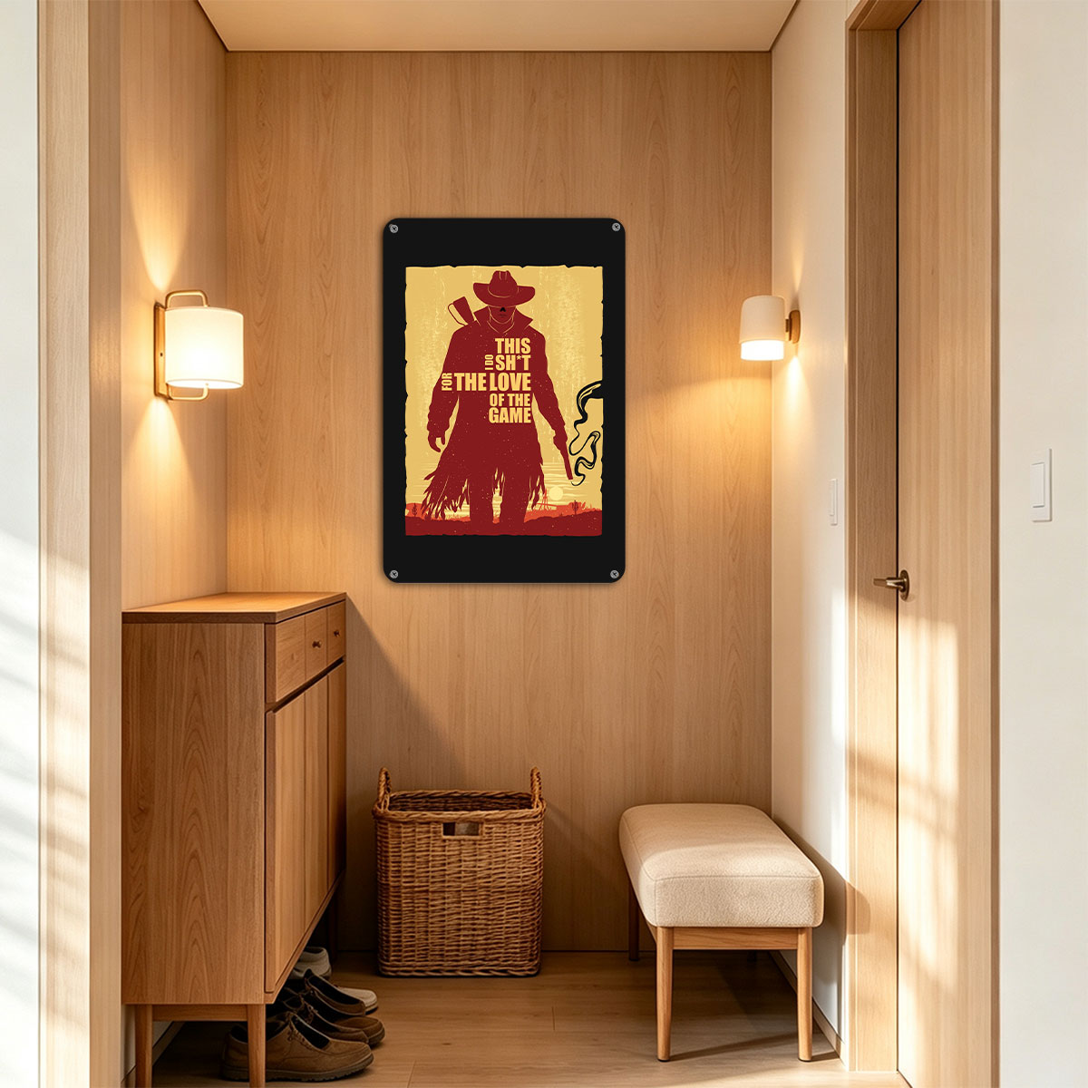 Cowboy Silhouette with 