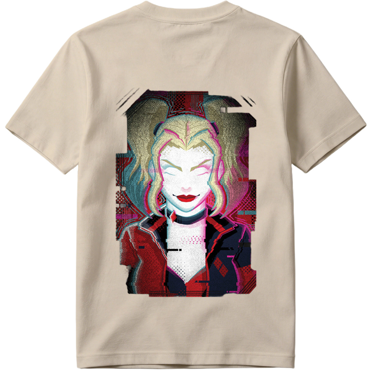 Harley Quinn: Glitch Portrait - Tee