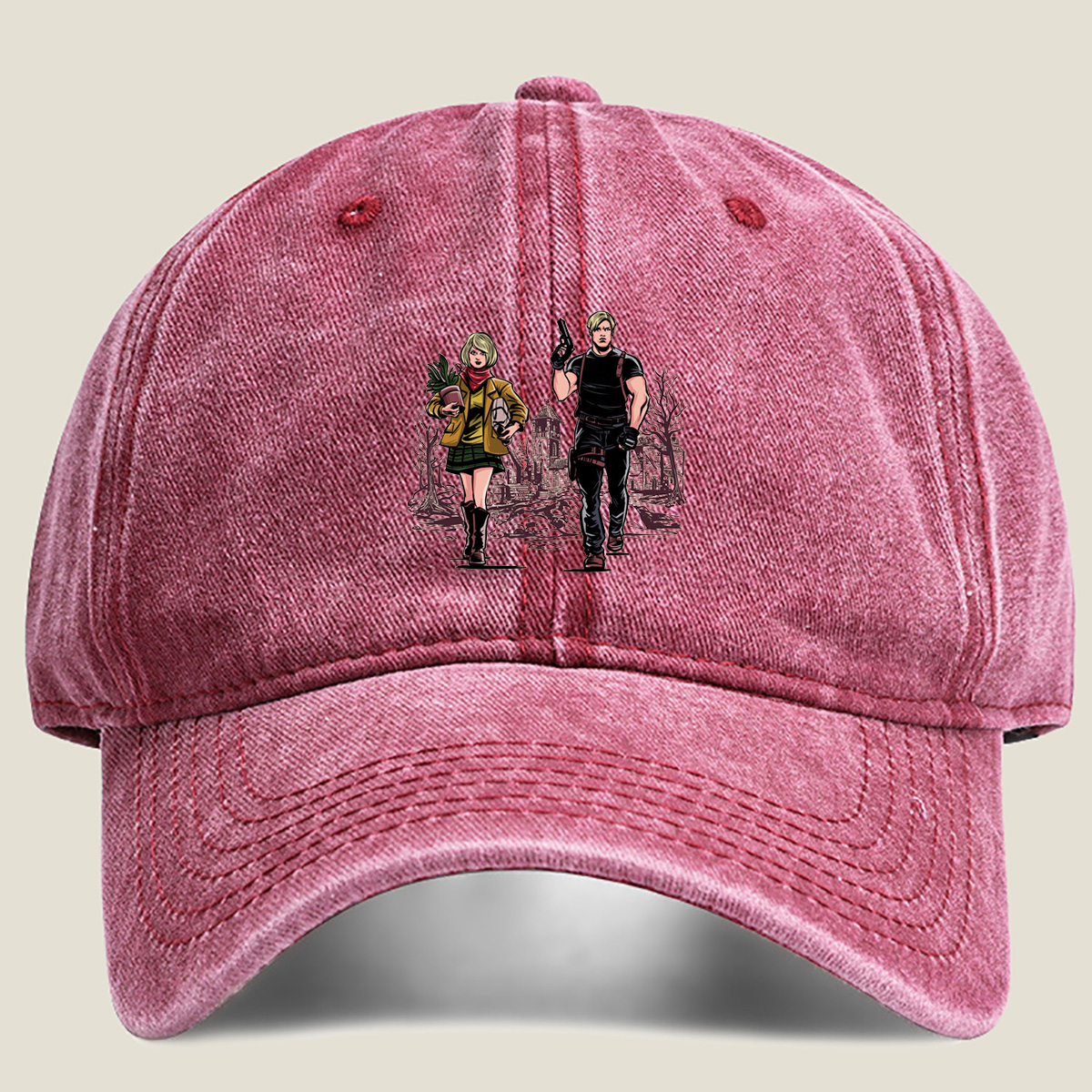 Resident Evil: Claire and Chris - Washed Denim - Baseball Cap