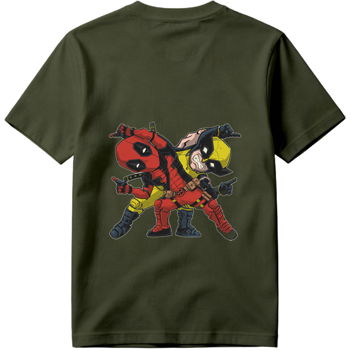 Deadpool and Wolverine Chibi Art - Tee