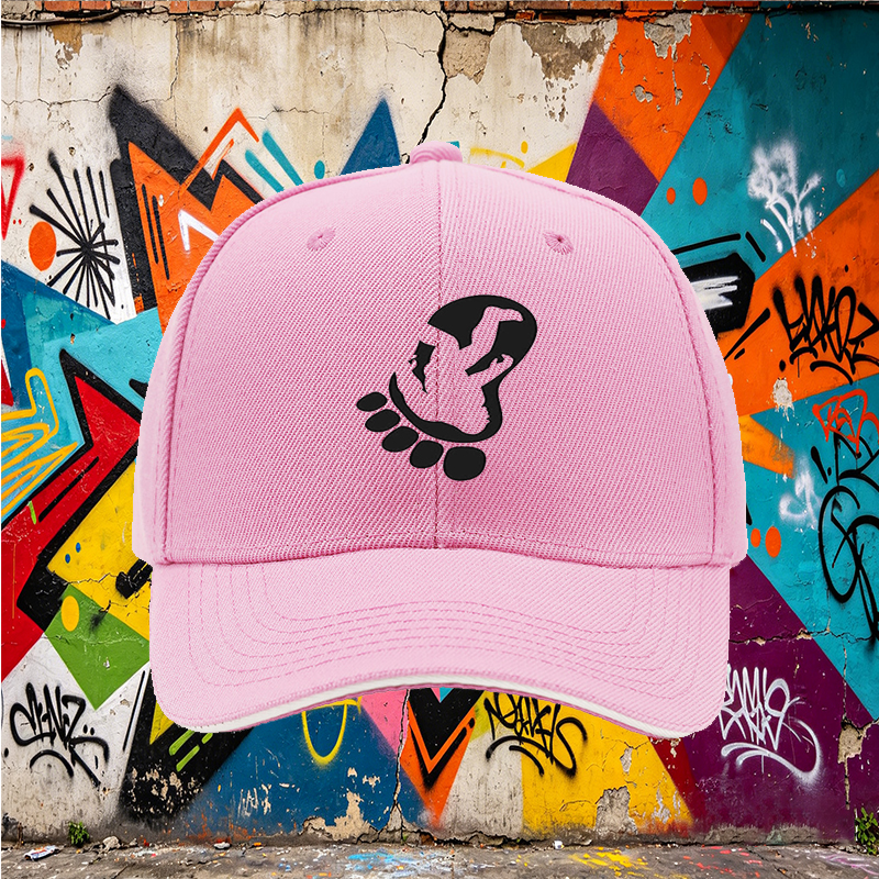 Unisex Classic Sandwich Hat with Bigfoot Silhouette Print | Outdoor Adventure Cap for Hiking, Camping, and Nature Enthusiasts | Lightweight Breathable Sun Protection Hat for Men and Women