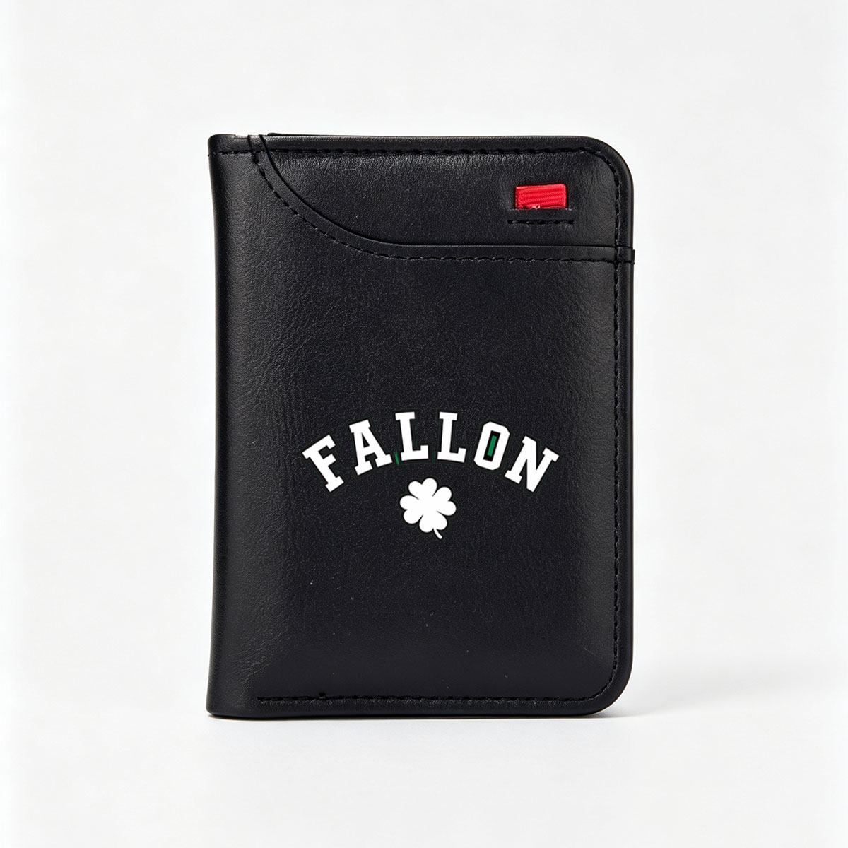 Fallon with Shamrock Logo - Vertical Style Wallet