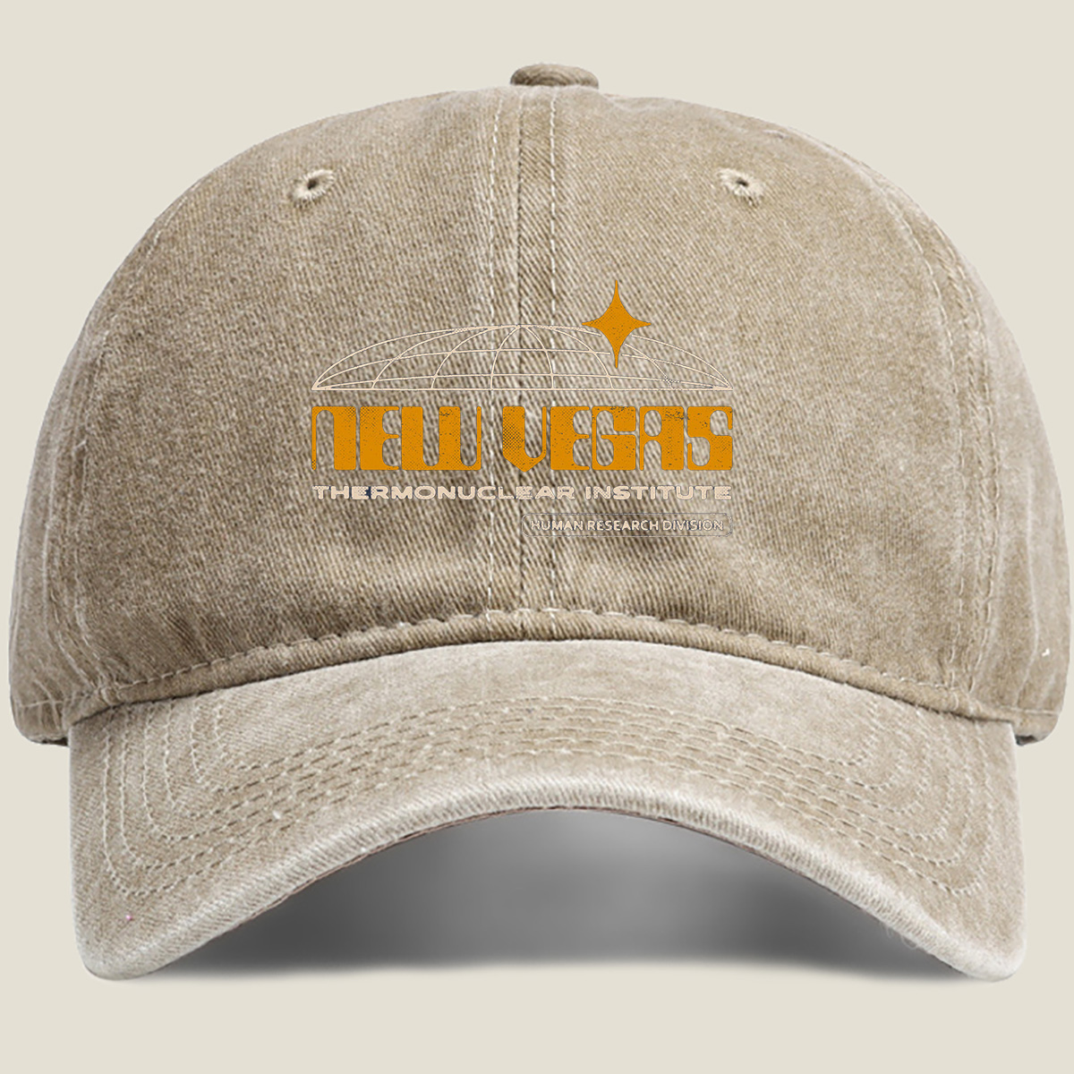 New Vegas Therm nuclear Institute - Human Research Division - Washed Denim - Baseball Cap