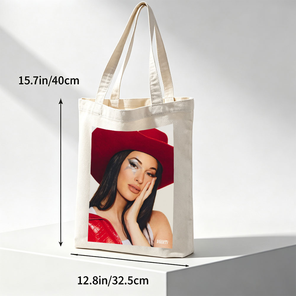 Katy Perry in a Bold Red Hat and Statement Makeup for Variety Cover Shoot - Canvas tote bags