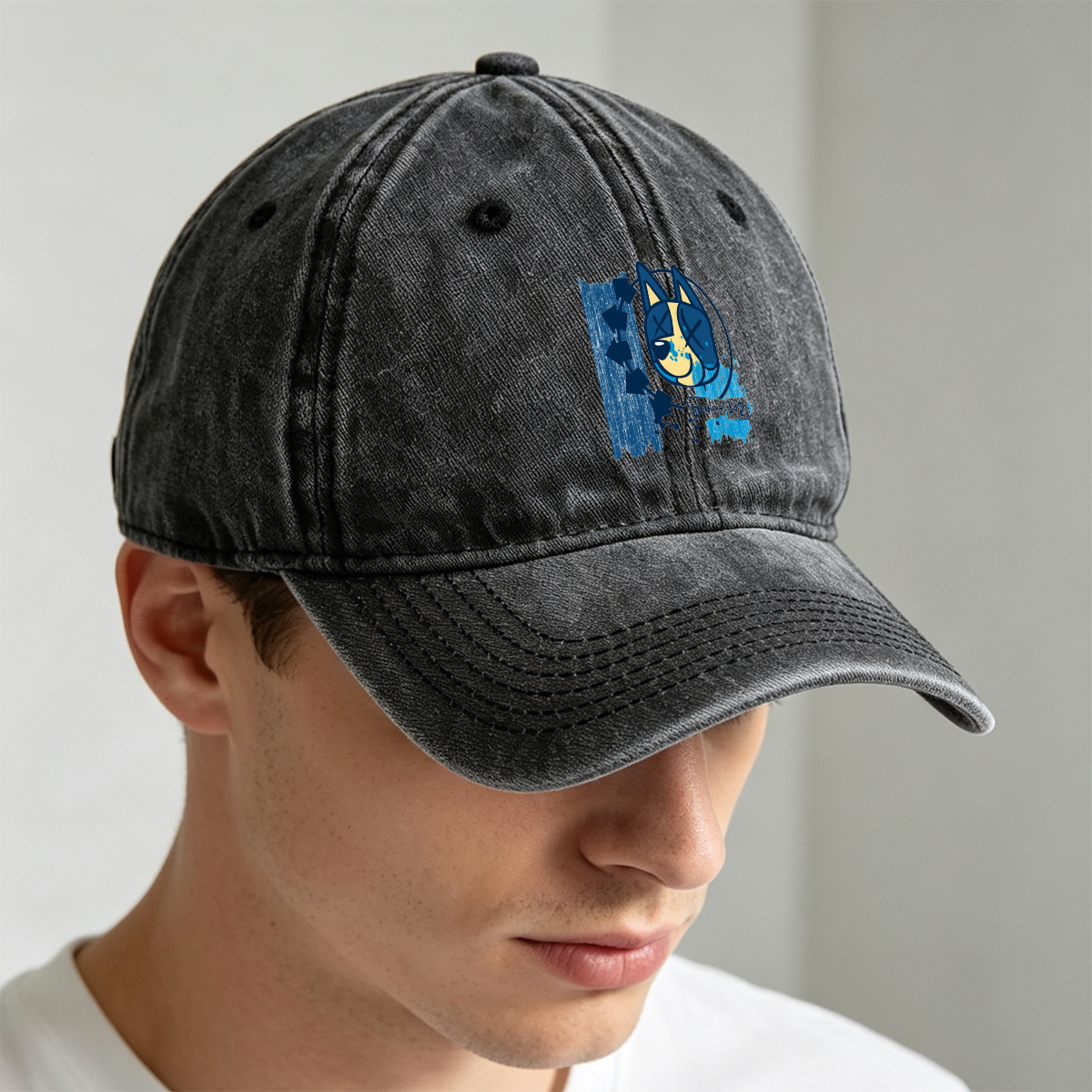 Bluey-182: The Animated Adventure - Washed Denim - Baseball Cap