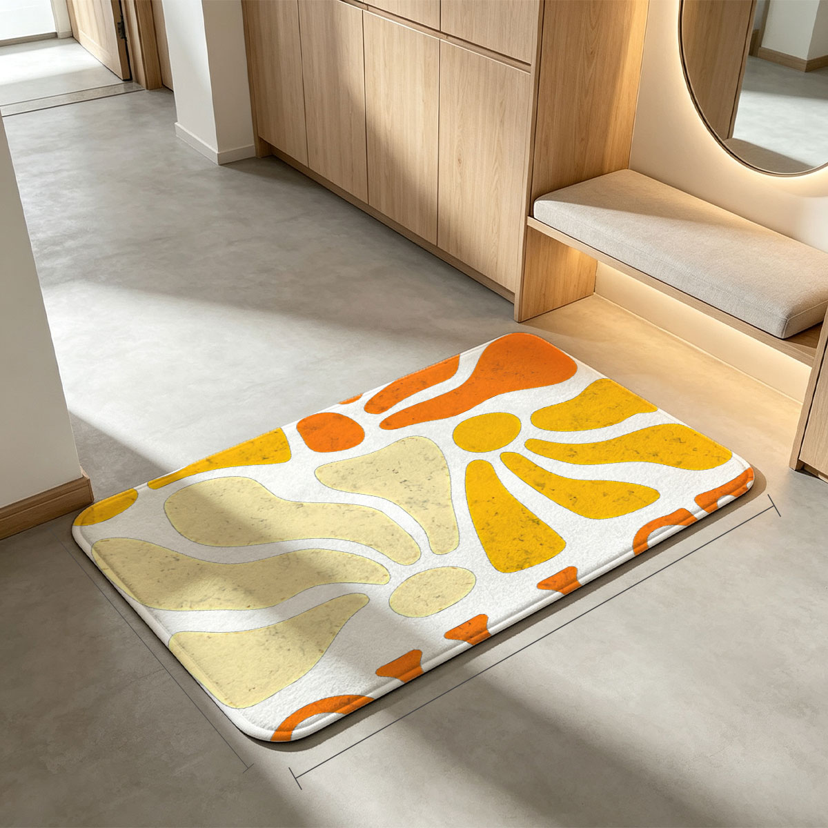 Oh Let The Sun Beat Down Upon My Face - Flannel floor mat