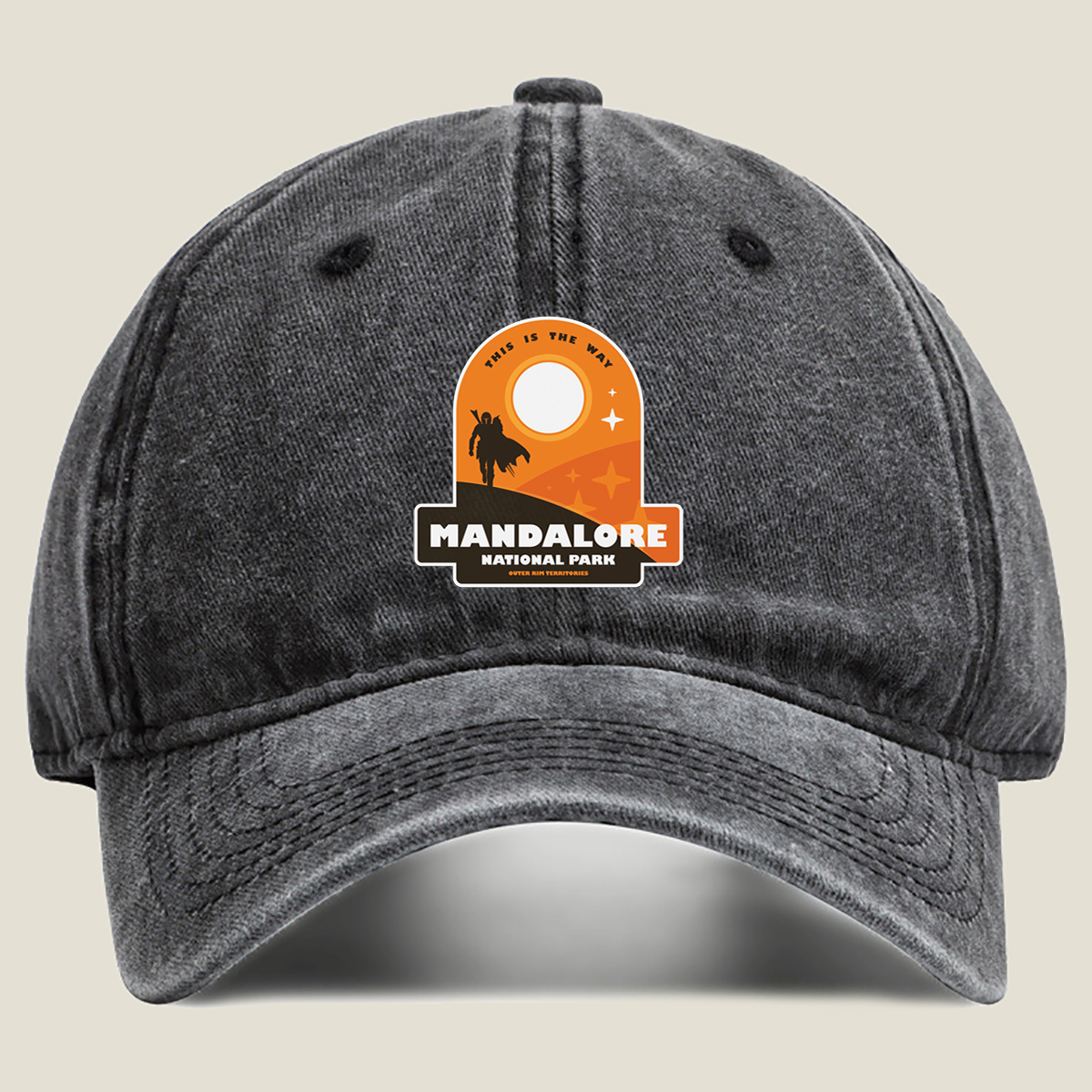 Mandalore National Park: The Mandalorian - Washed Denim - Baseball Cap