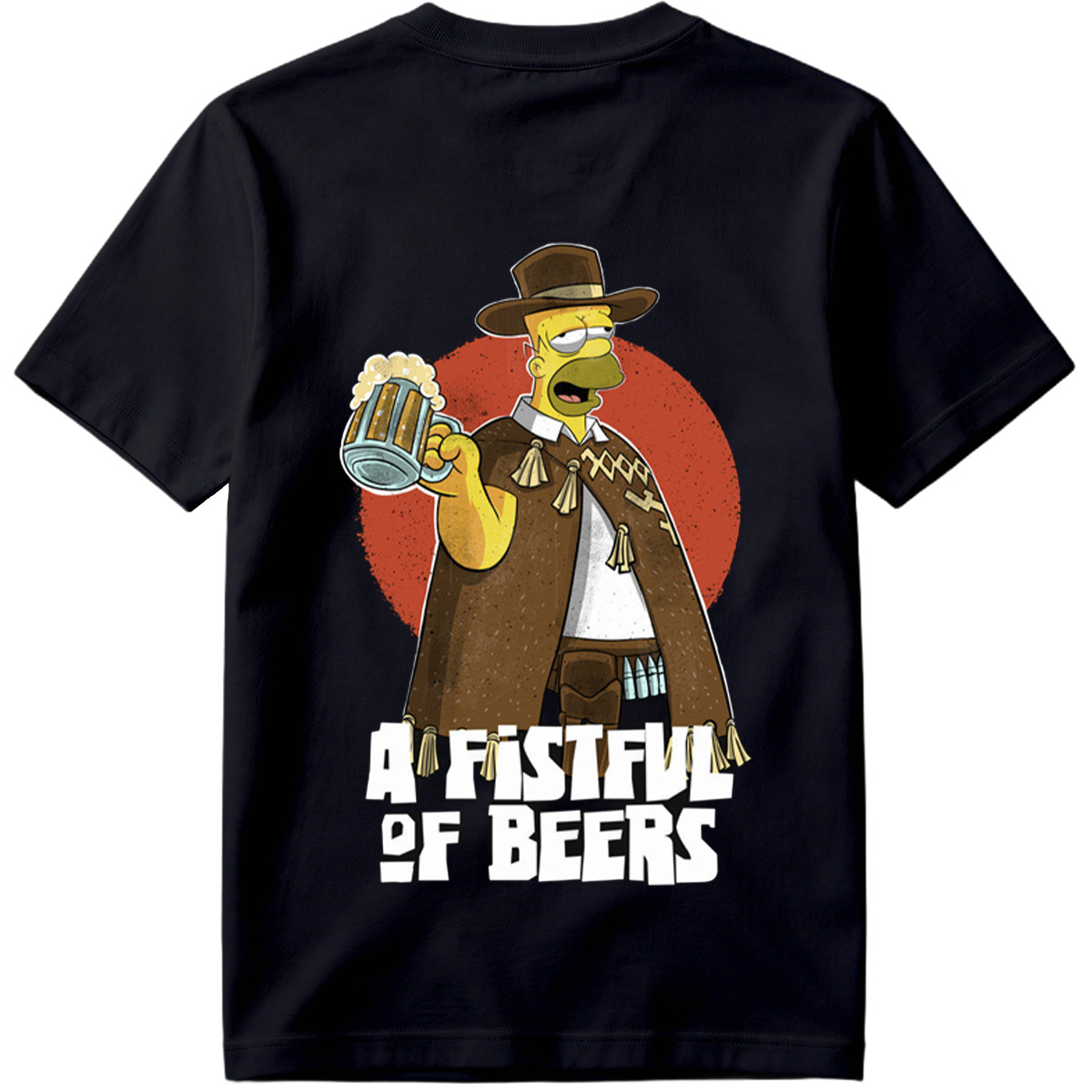 A Fistful of Beers - Homer Simpson - Tee