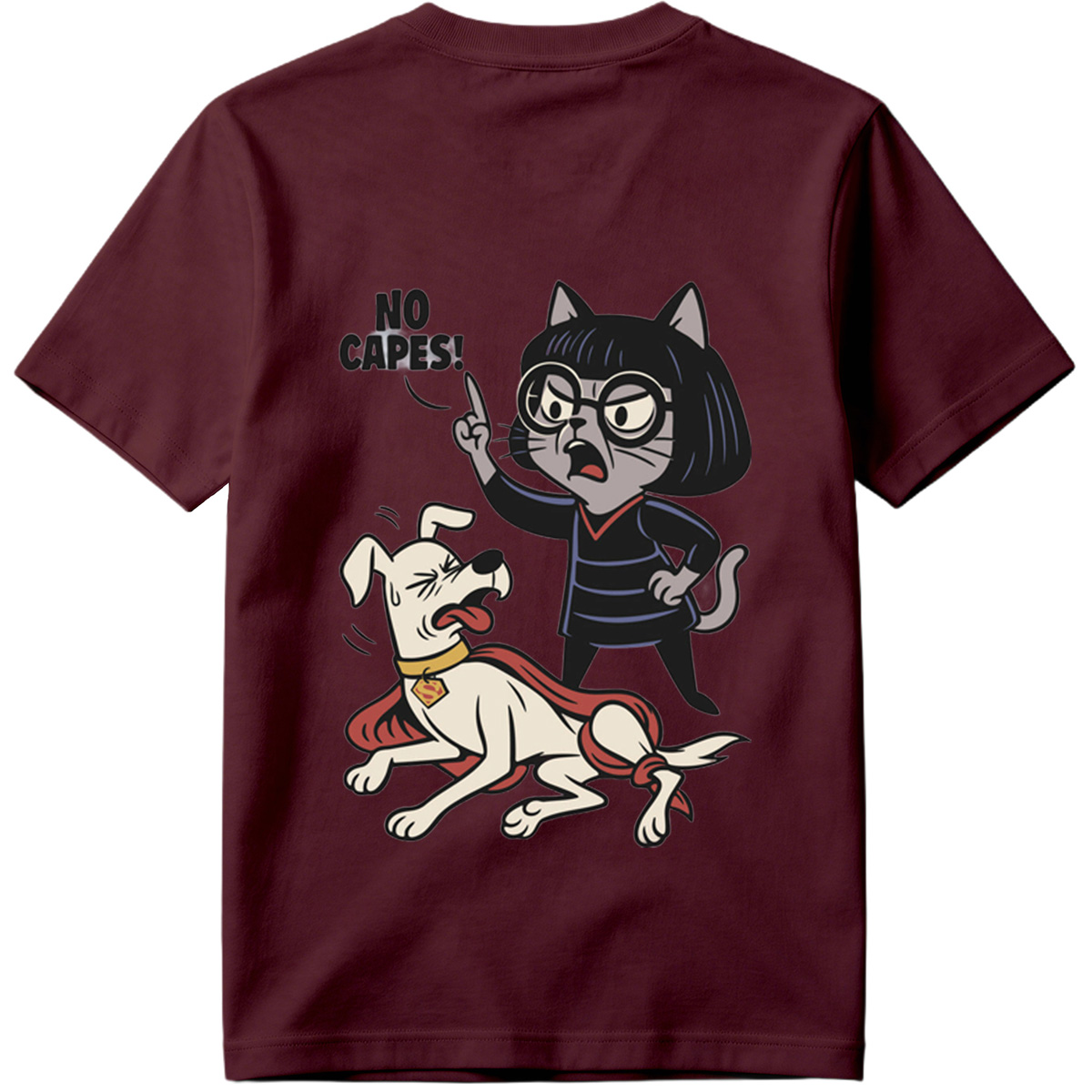 Krypto the Superdog and Streaky the Supercat: No Capes! - Tee