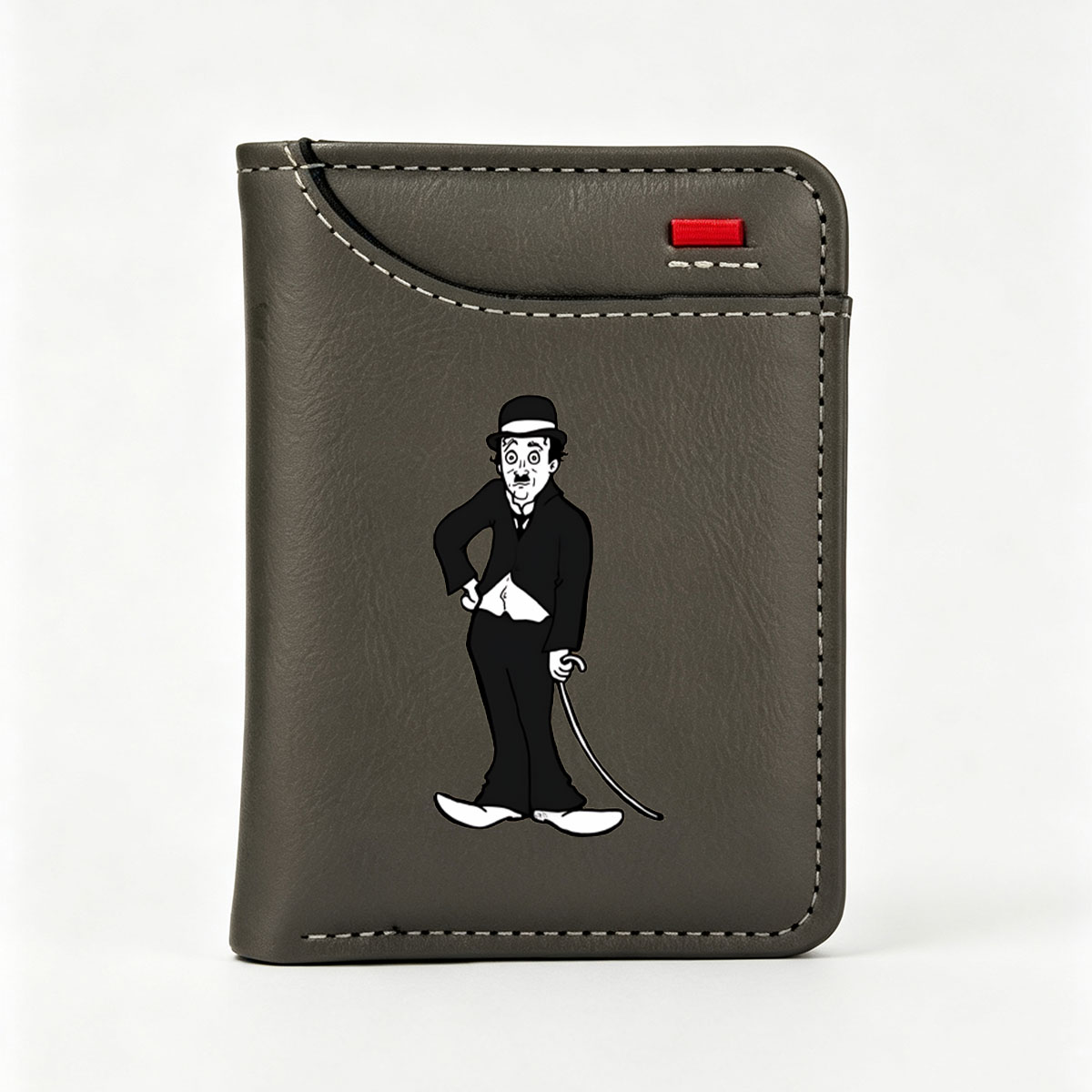 Mr. Magoo Cartoon Character in Tuxedo and Top Hat - Vertical Style Wallet