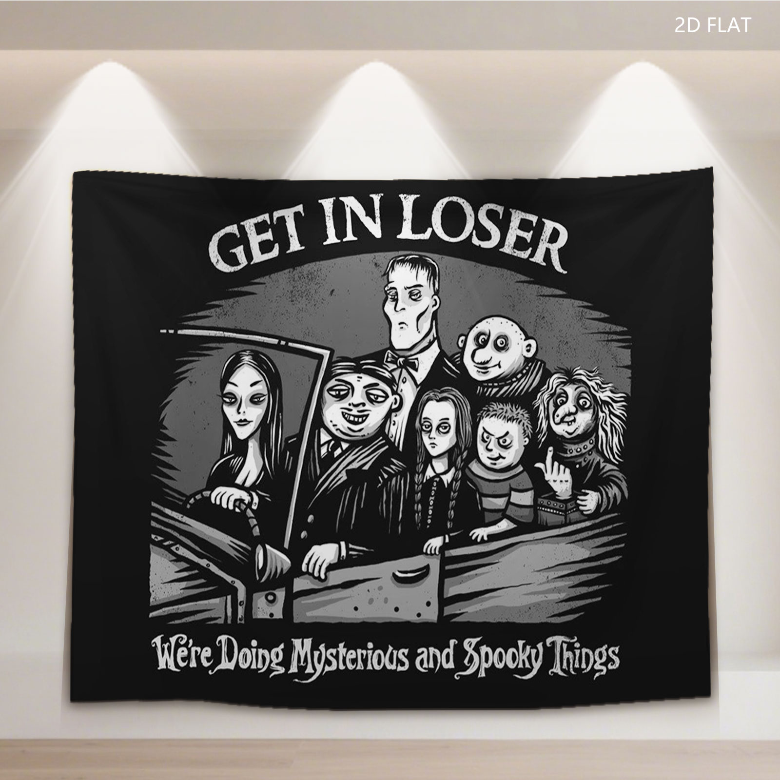 The Addams Family: Get In Loser, We're Doing Mysterious and Spooky Things - Tapestry