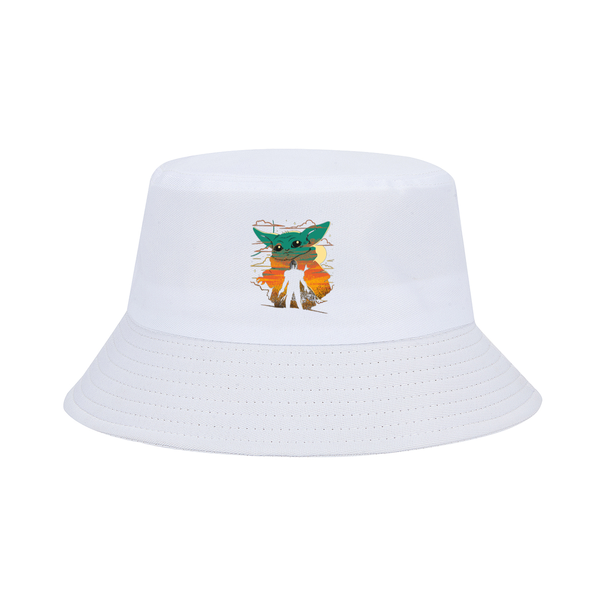 The Mandalorian and Grogu Sunset - Fisherman's Hat