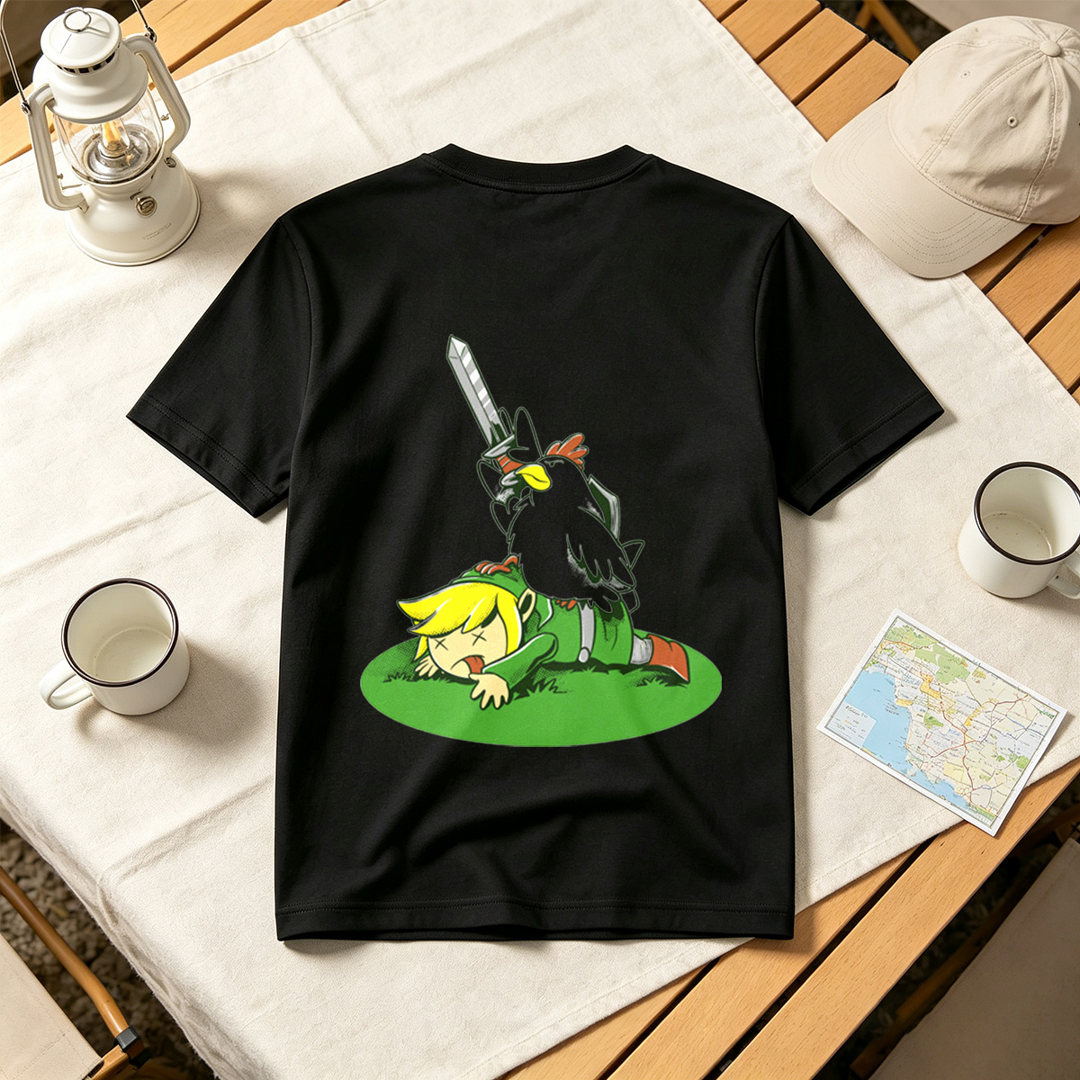 Link and Chicken Warrior - Tee