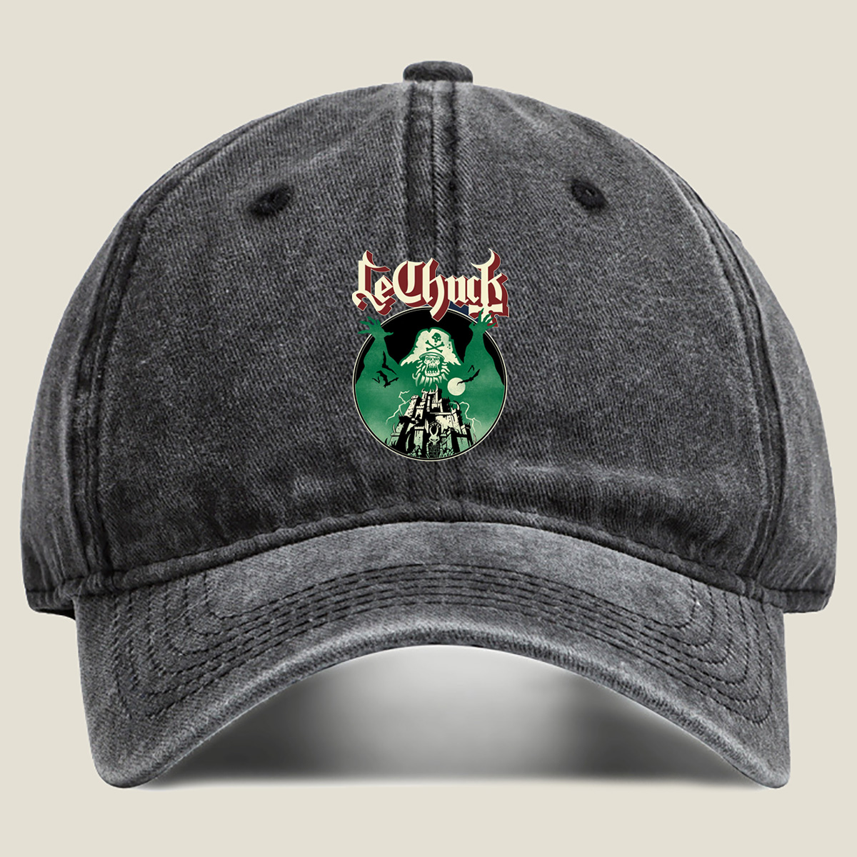 LeChuck: The Pirate Ghost of the Haunted Castle - Washed Denim - Baseball Cap