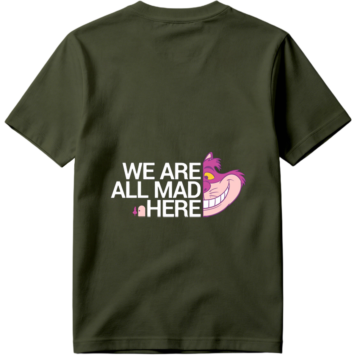 Alice in Wonderland - Cheshire Cat: We Are All Mad Here - Tee