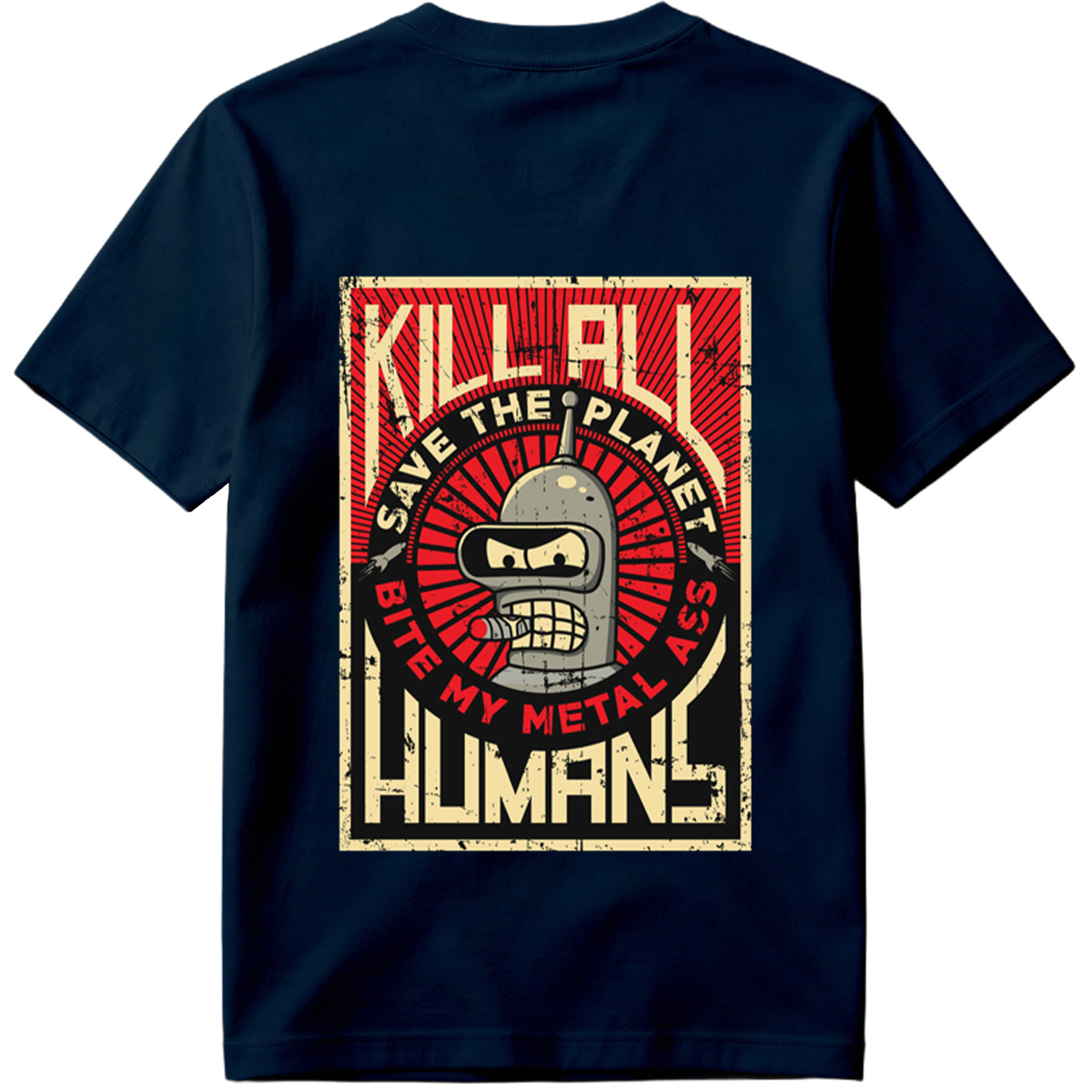 Futurama - Bender: Kill All Humans - Tee