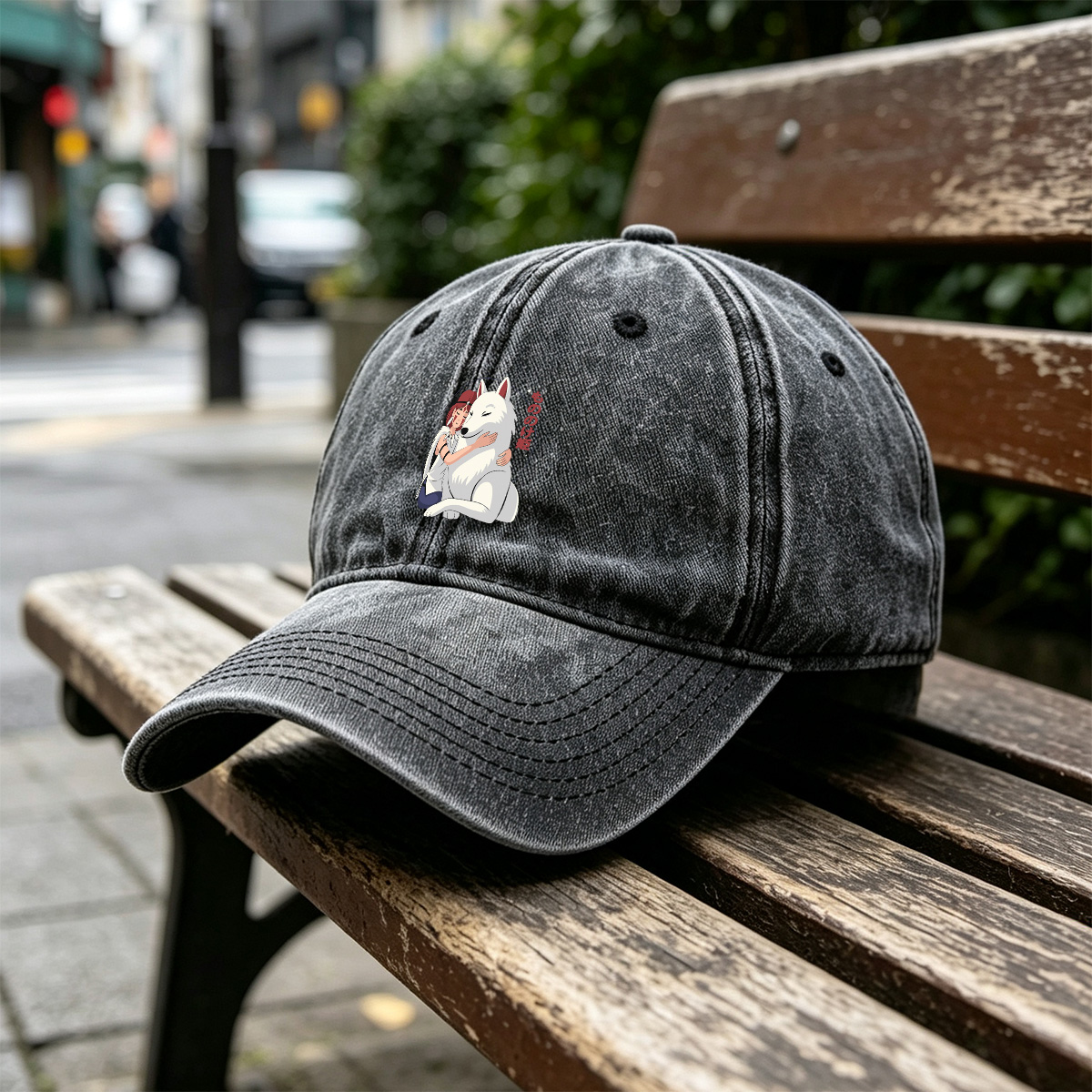 Princess Mononoke: San and Moro - Washed Denim - Baseball Cap
