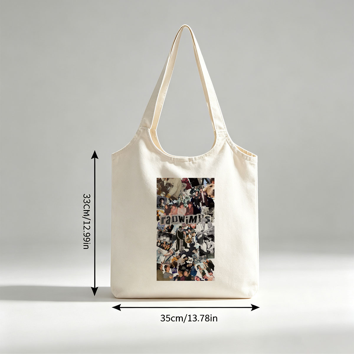radwimps band collage featuring various photos and moments from their performances and personal life - Canvas shoulder bags/