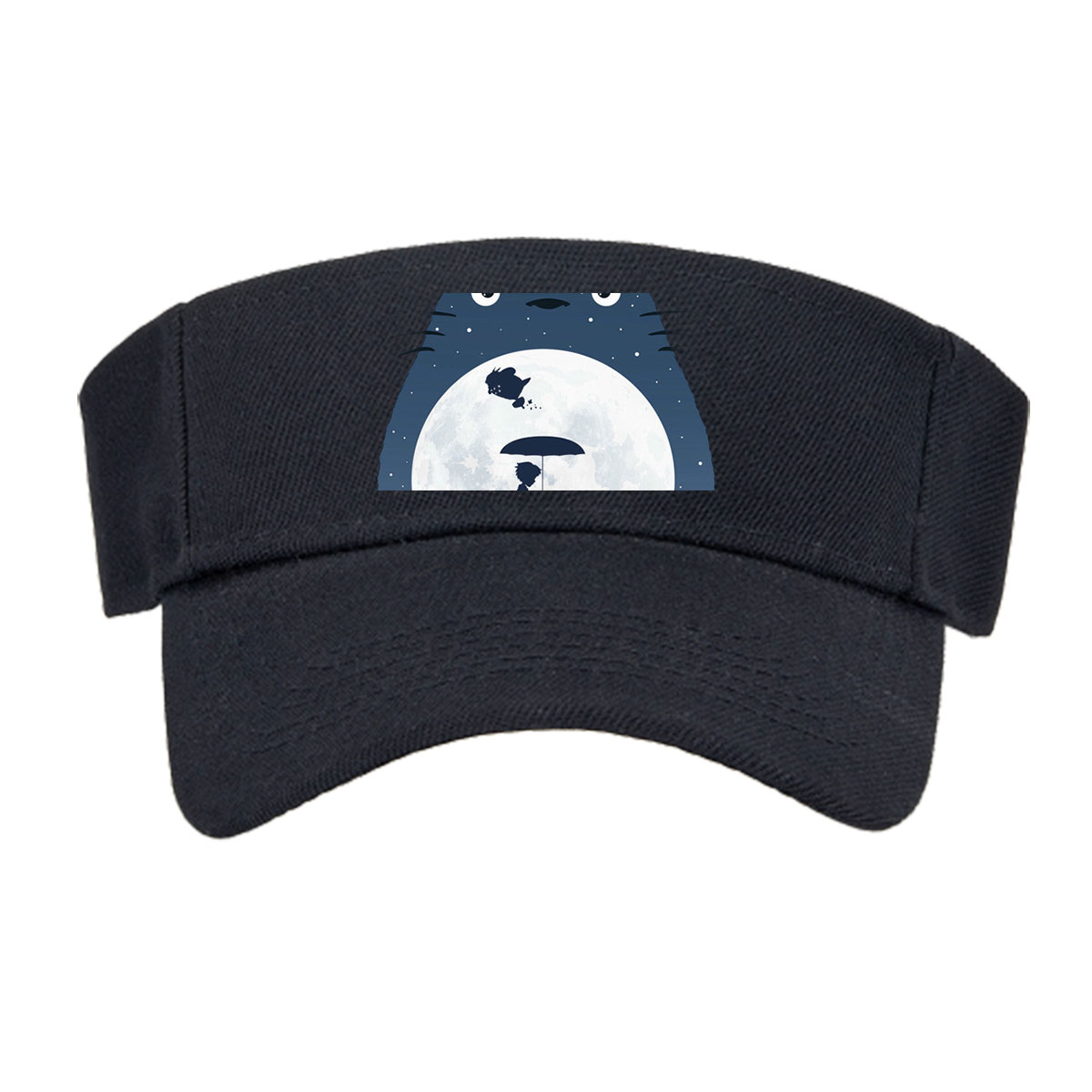 Totoro, Satsuki, and Mei under the Moonlight -  Visor cap