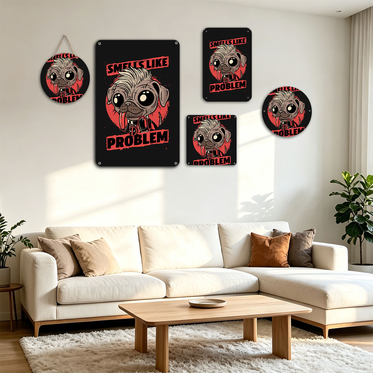 Deadpool Pug: Smells Like Problem - painting