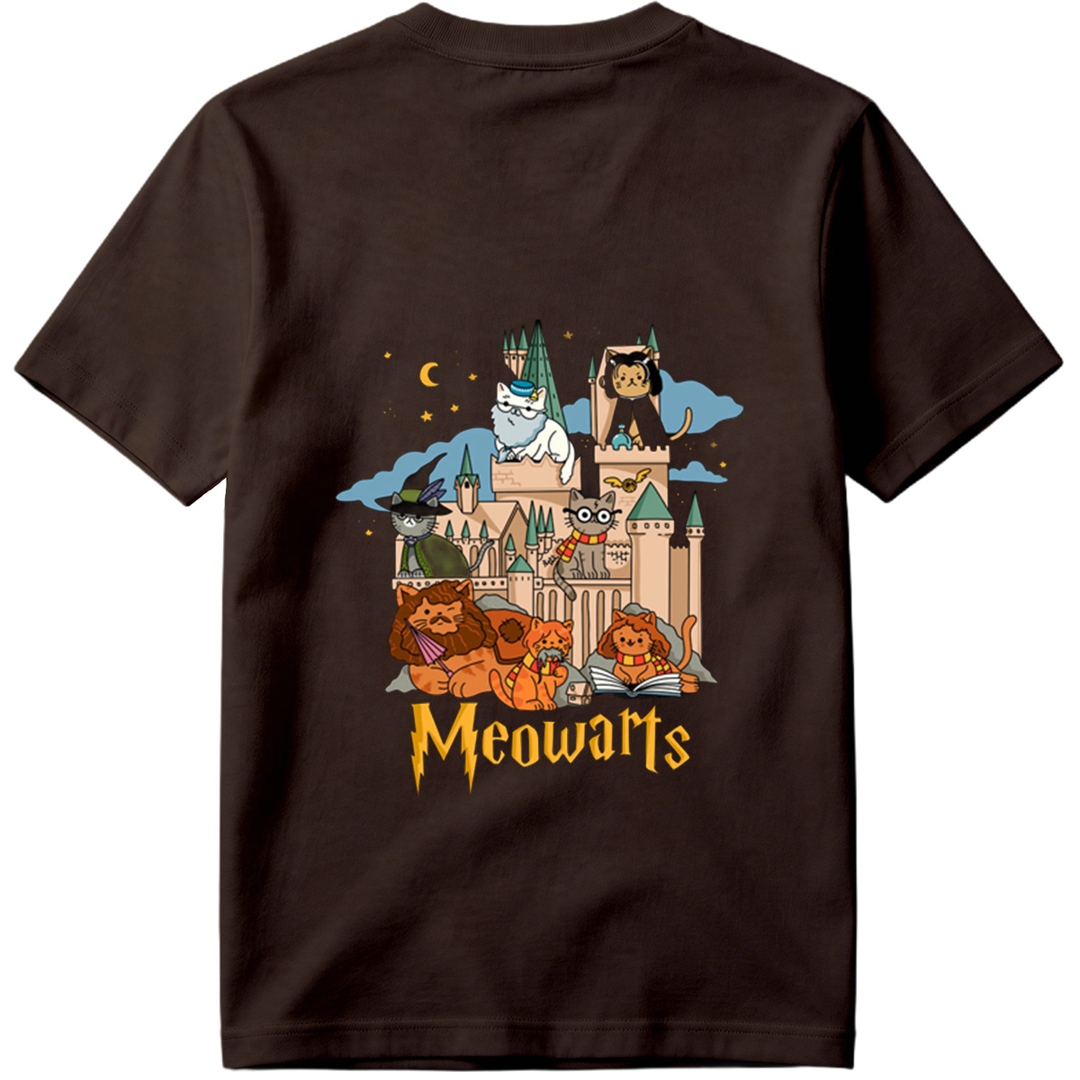 Meowarts: Cats in a Magical Castle - Tee