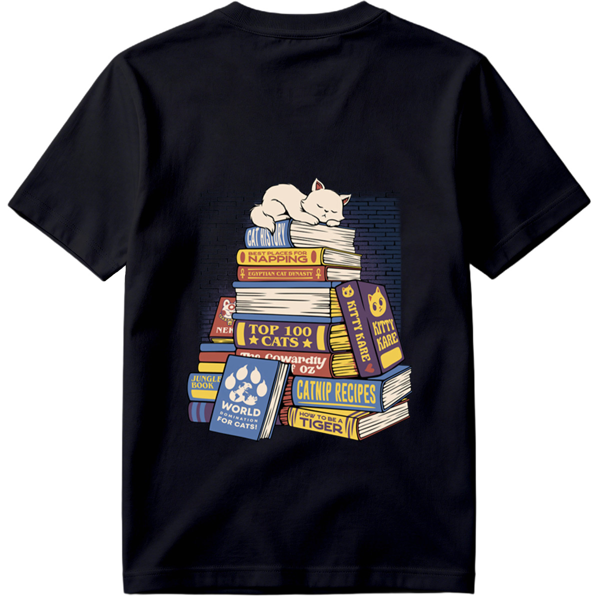 Cat Nap: A Stack of Feline Favorites - Tee