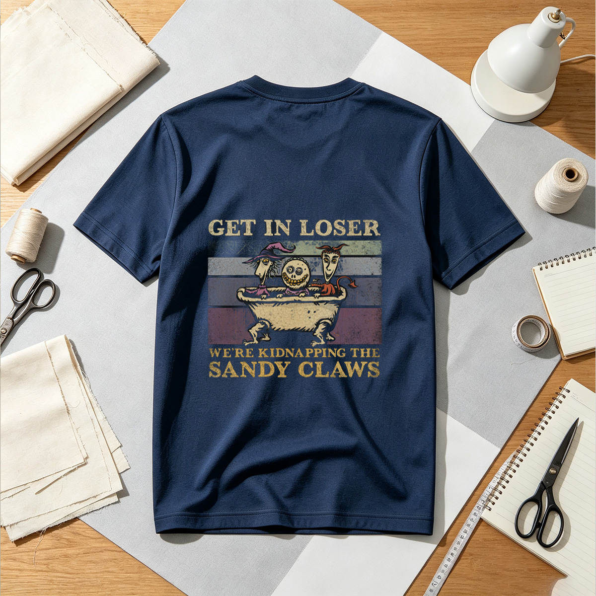The Nightmare Before Christmas: Jack, Sally, and Oogie Boogie in a Bathtub - Tee