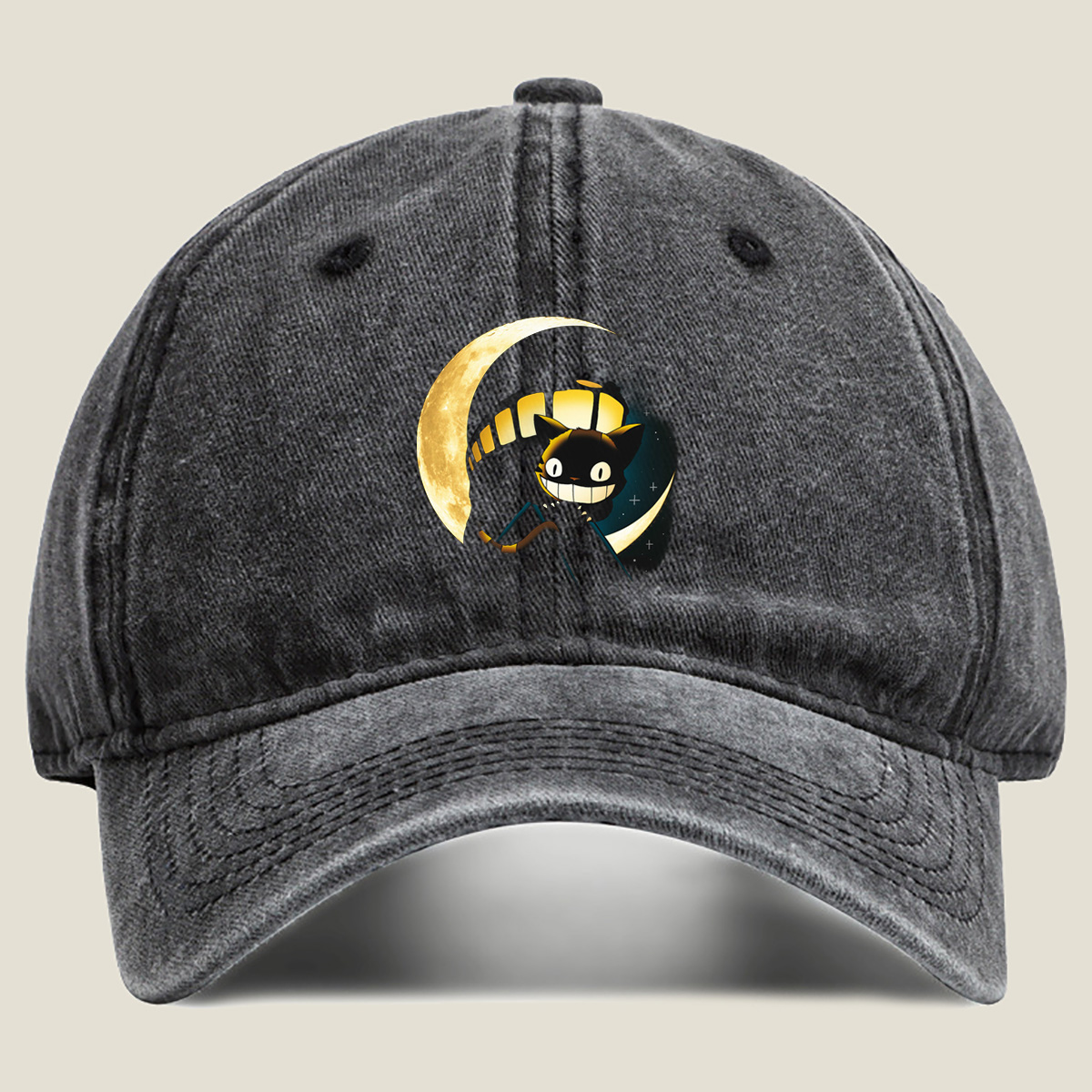 Jiji from Kiki's Delivery Service under the Moon - Washed Denim - Baseball Cap