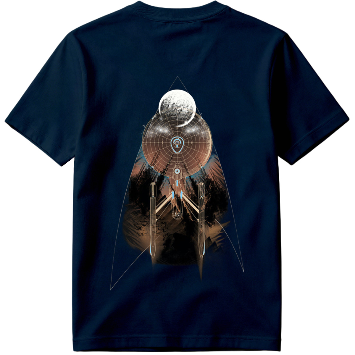 Star Trek: Enterprise and Moon - Tee