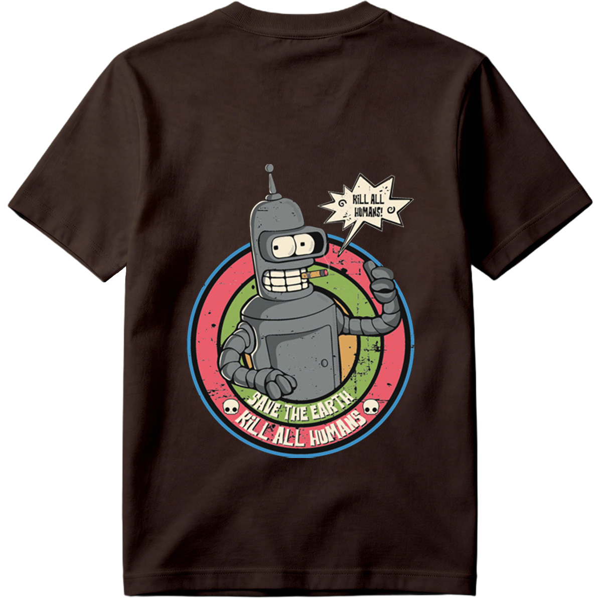 Futurama Bender: Save the Earth, Kill All Humans - Tee