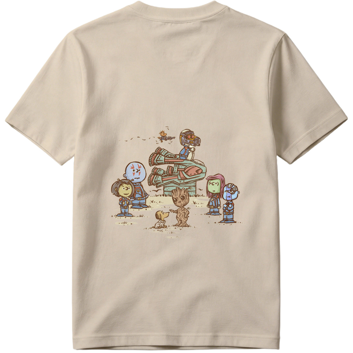 Guardians of the Galaxy: Groot, Rocket, Star-Lord, Gamora, Drax, and Nebula - Tee