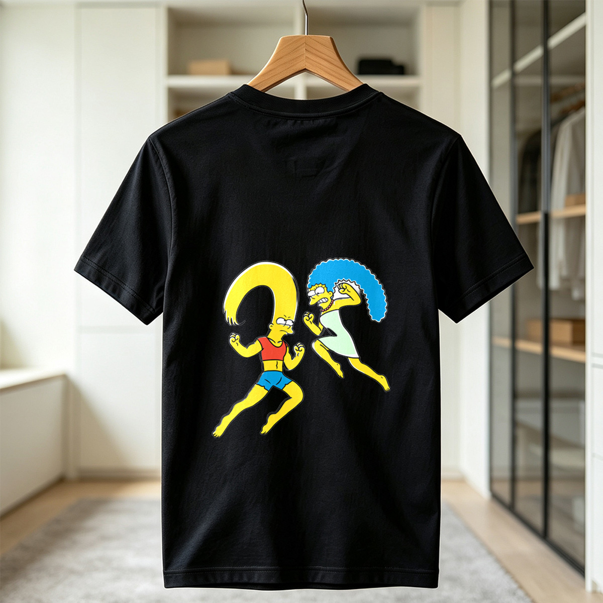 The Simpsons: Marge and Homer Running - Tee