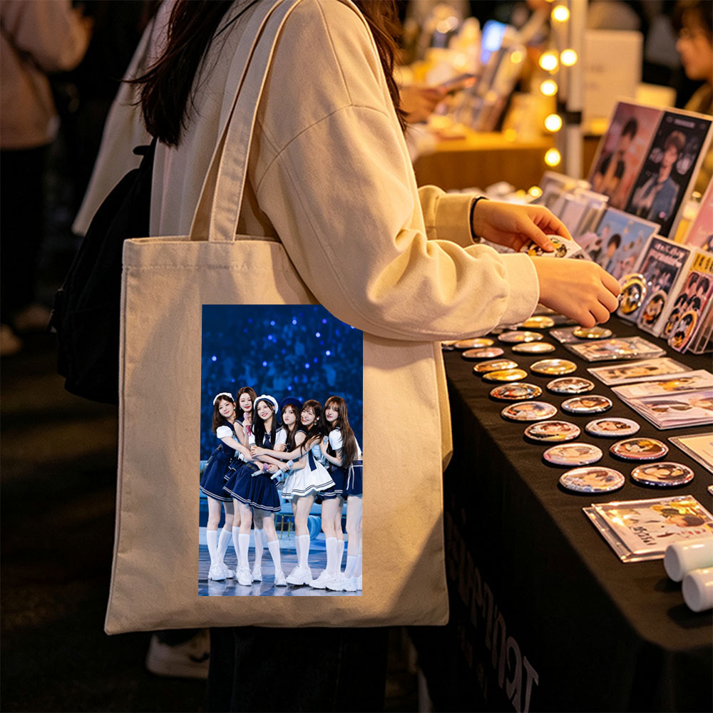 IVE in Sailor Outfits on Stage at Concert Performance - Canvas tote bags