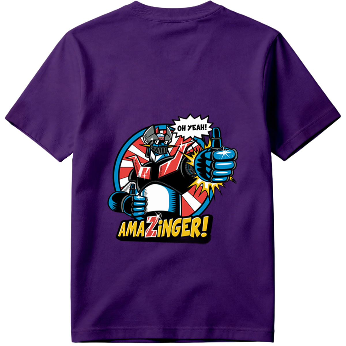 Amazinger! - Robot Hero with Thumbs Up - Tee