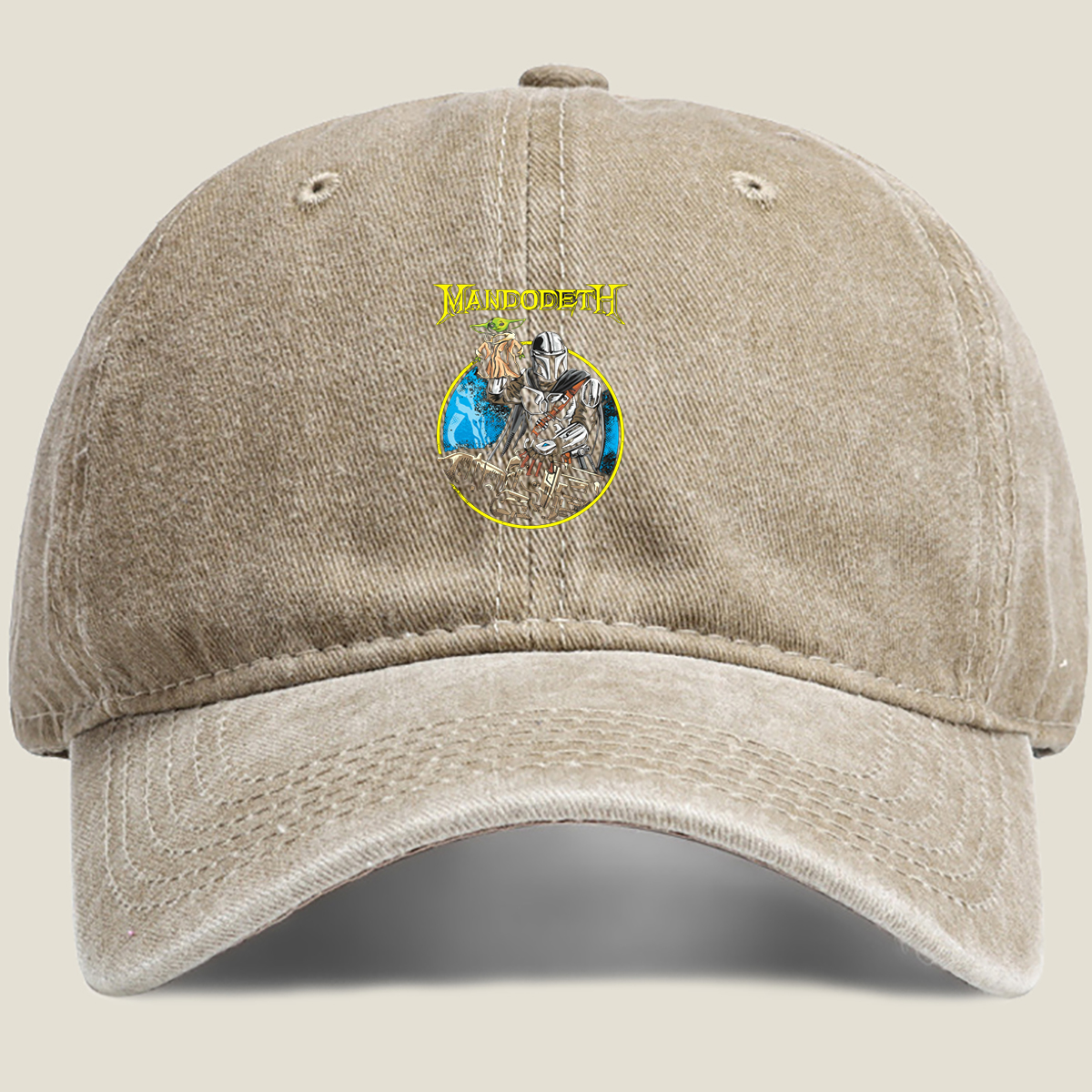 Mandalorian and Grogu: Rust in Droid - Washed Denim - Baseball Cap