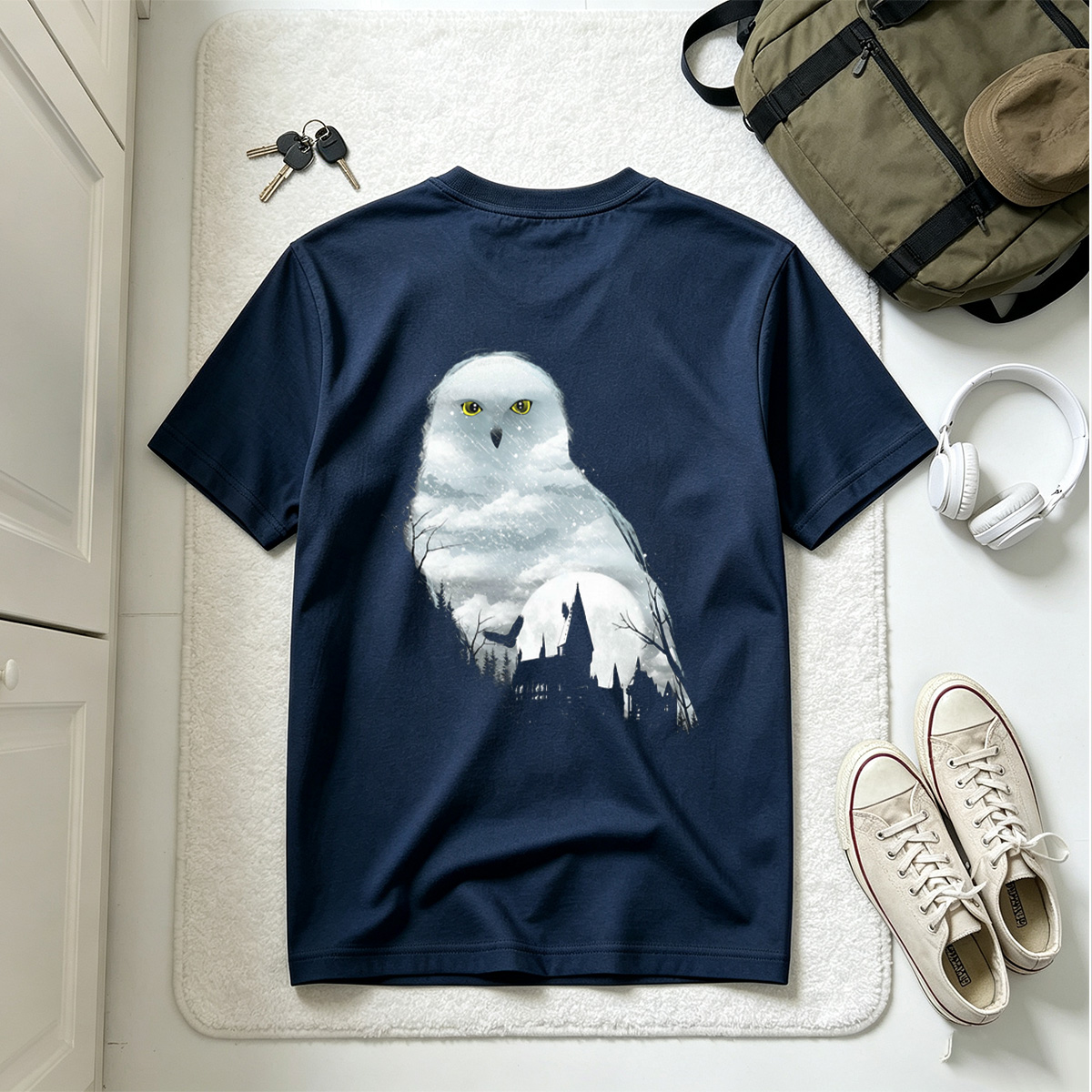 Harry Potter - Hedwig and Hogwarts - Tee