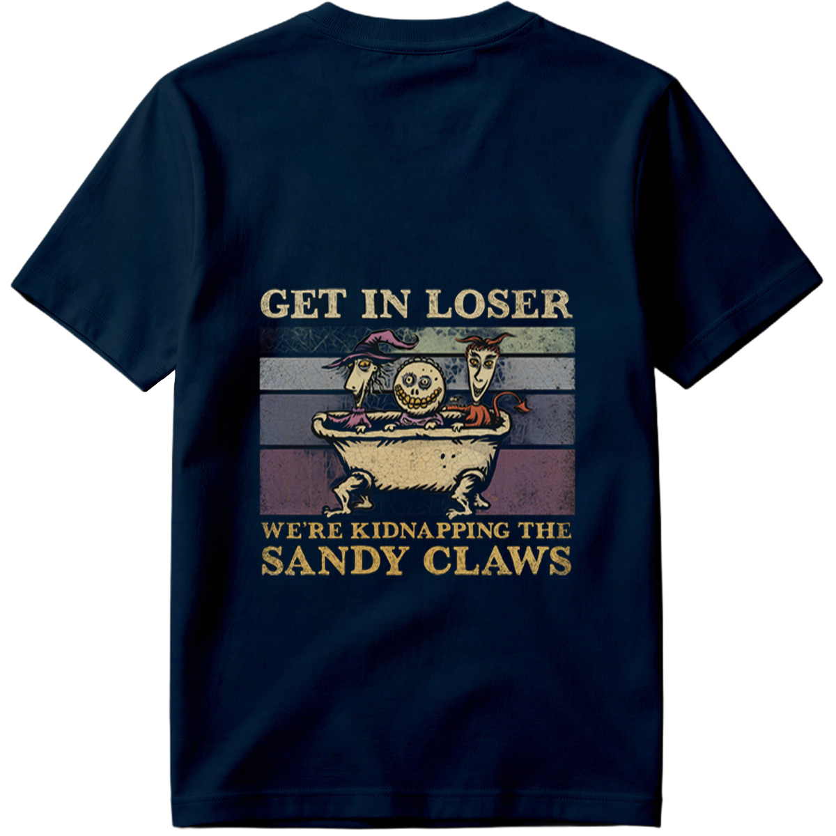 The Nightmare Before Christmas: Jack, Sally, and Oogie Boogie in a Bathtub - Tee