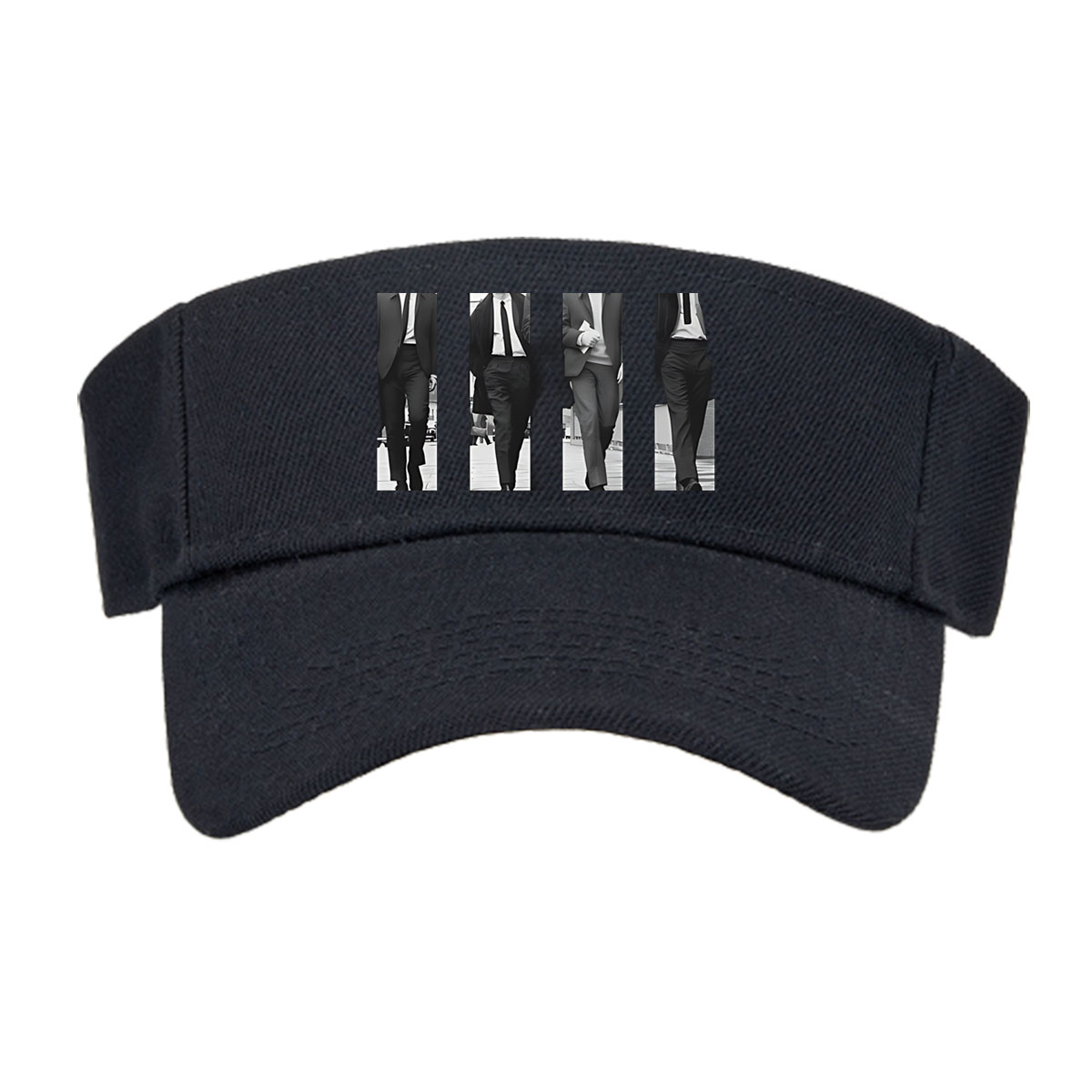 The Beatles: John, Paul, George, and Ringo Walking in Style -  Visor cap