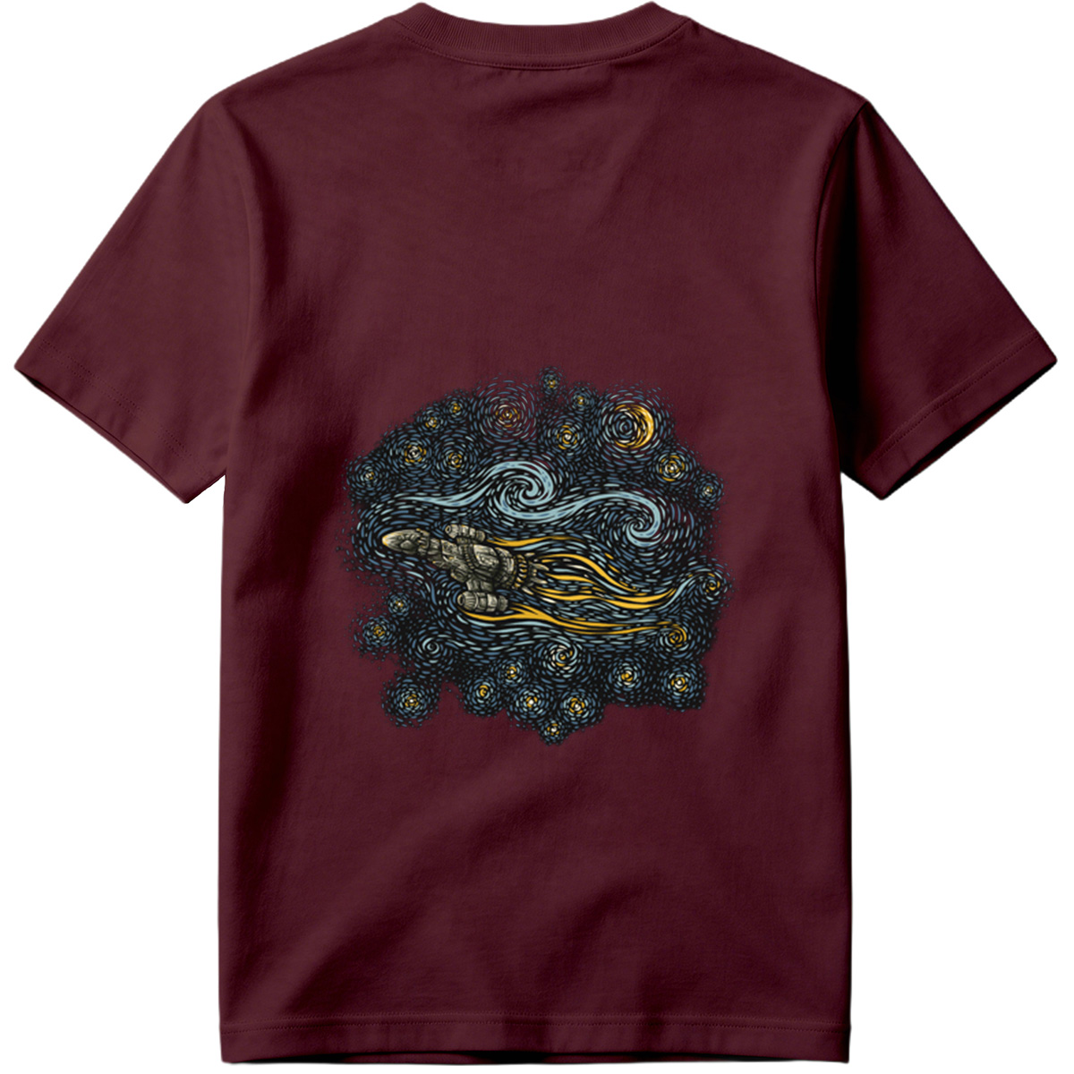 Cyberpunk Hand in Starry Night - Tee