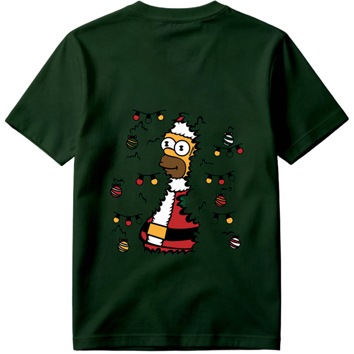 Simpsons Homer Christmas Tree - Tee