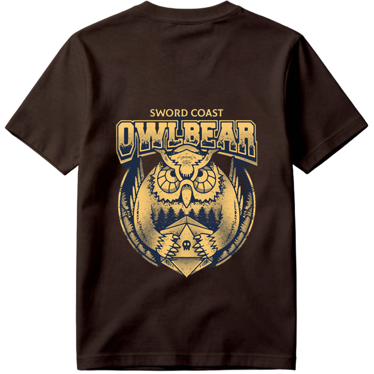 Sword Coast Owlbear: Fantasy Creature Emblem - Tee