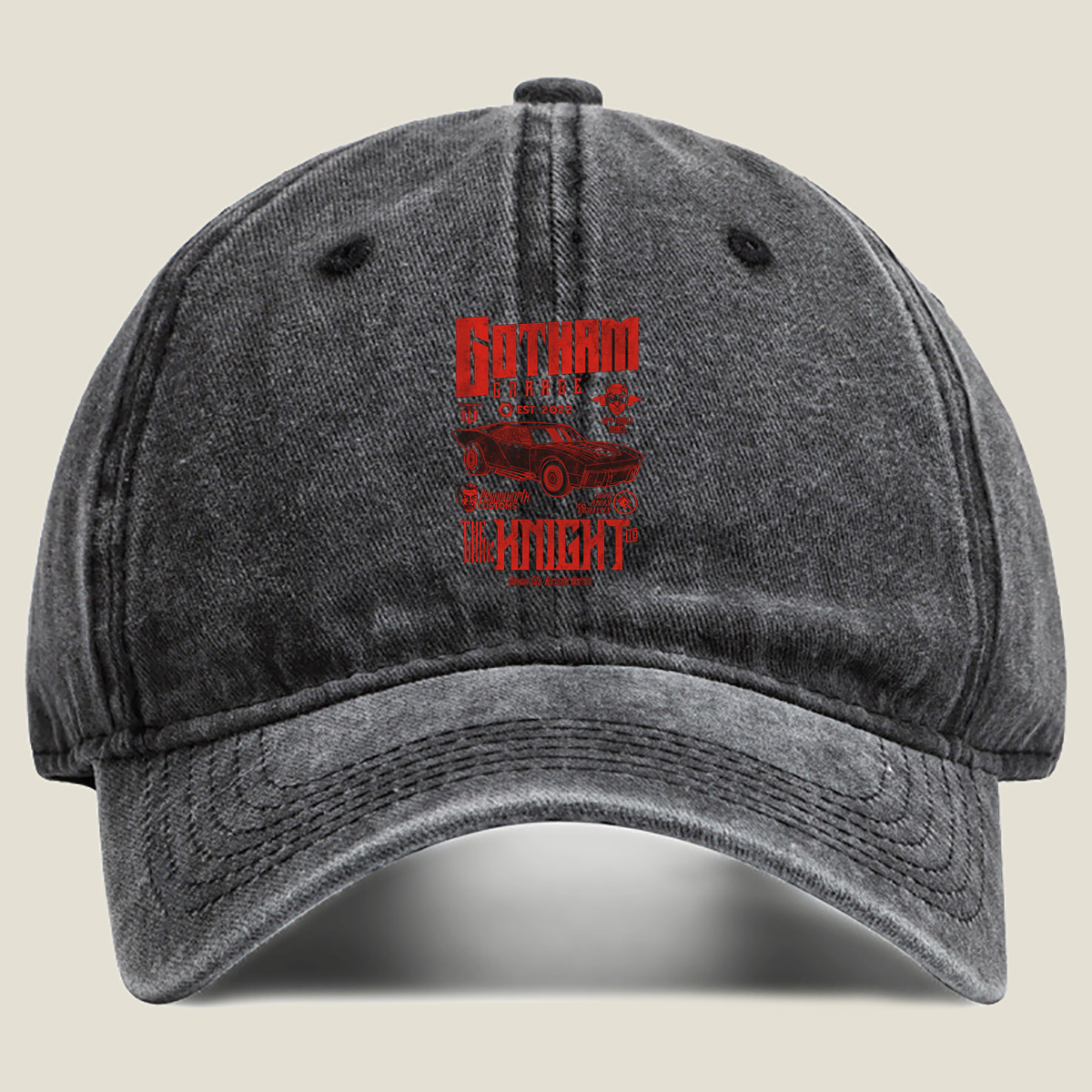 Gotham Garage: The Dark Knight Rises - Washed Denim - Baseball Cap