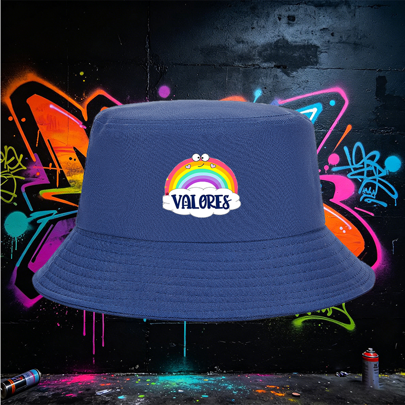 Unisex Bucket Hat with Rainbow and 