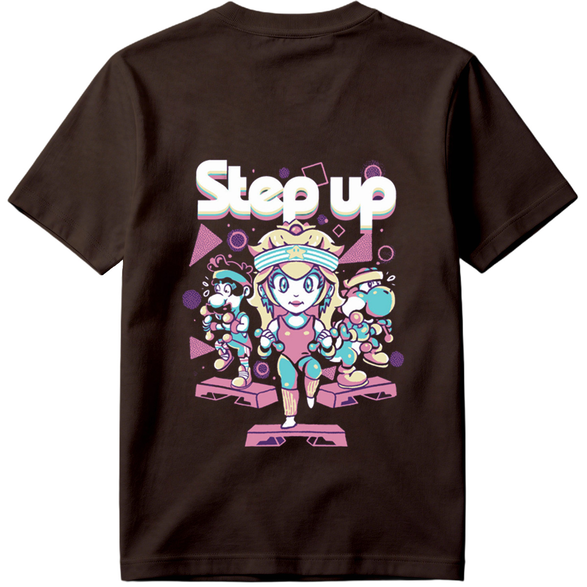 Step Up: Princess Peach, Mario, and Yoshi in Sync - Tee